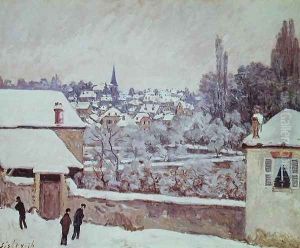 Winter in Louveciennes, 1876 by Alfred Sisley