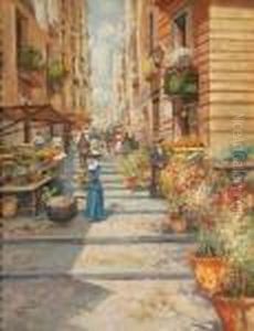 Vicolo Di Napoli by Attilio Pratella