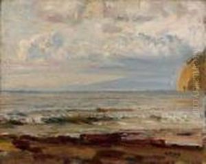 Marina (dalla Spiaggia Di S. Agnello A Sorrento) by Attilio Pratella