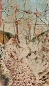 Strada Al Vomero Sotto La Neve by Attilio Pratella