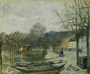 The Flood at Port-Marly by Alfred Sisley