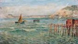 Litorale Di Napoli by Attilio Pratella