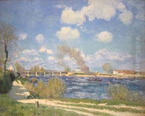 Bougival by Alfred Sisley