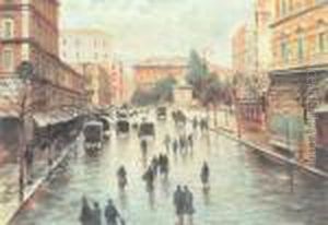 Via Foria Napoli by Attilio Pratella