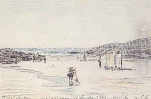 Langland Bay, 1897 by Alfred Sisley