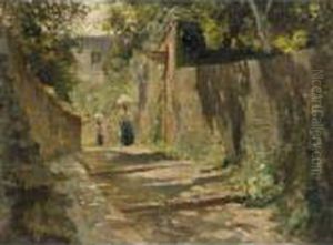 Scena Di Paese by Attilio Pratella