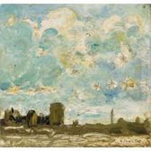 Veduta Della Citta by Attilio Pratella