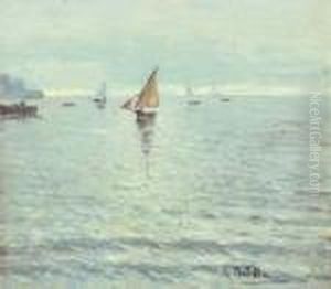 Marina Con Vele by Attilio Pratella