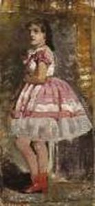 Ritratto Della Figlia Ada by Attilio Pratella