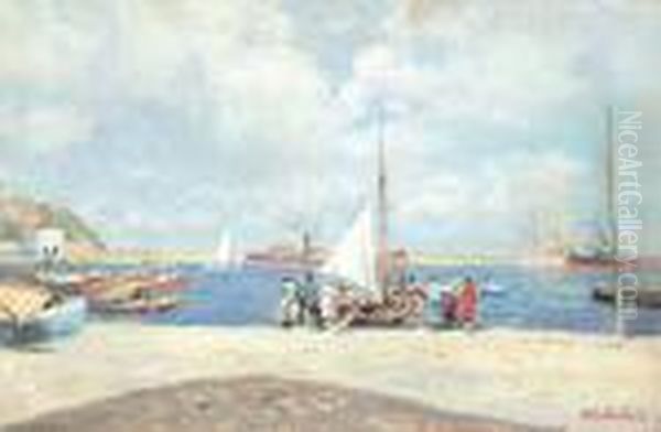 Spiaggia Con Figure - view 1