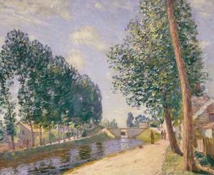 The Loing Canal at Moret, c.1892 by Alfred Sisley