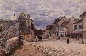 Village Street - Grey Weather Village Street - Grey Weather
