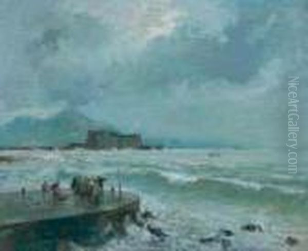 Mareggiata Sul Golfo Di Napoli - view 1