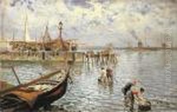 Barche E Pescatori A Napoli - view 1