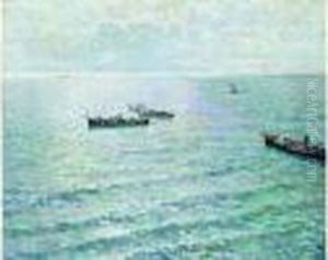 Dans La Baie De Naples by Attilio Pratella