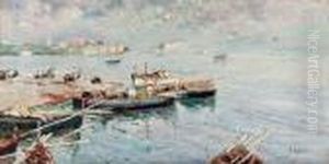 Neopolitan Seascape by Attilio Pratella