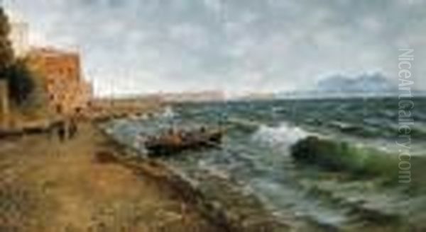 Veduta Del Golfo Di Napoli Con Villa Querci - view 1
