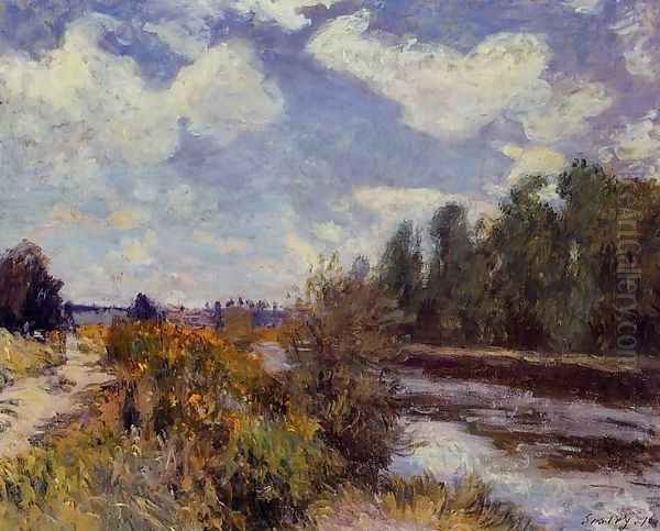 The Seine at Bougival III - view 1