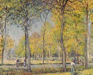 The Bois de Boulogne by Alfred Sisley