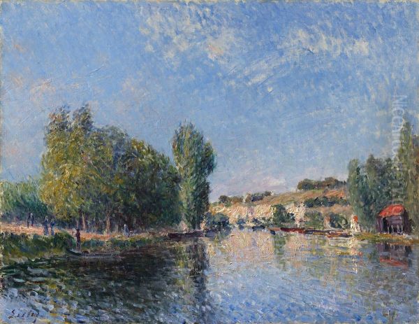 The Loing at Moret - view 1