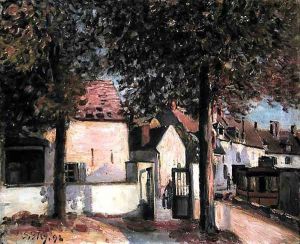 Moret-sur-Loing (Rue de Fosses), 1892 by Alfred Sisley
