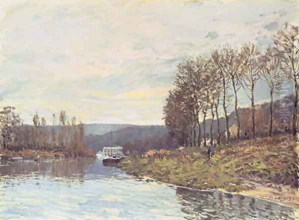 The Seine at Bougival, 1873 - view 1