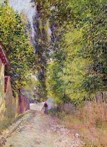 Landscape near Louveciennes, 1876