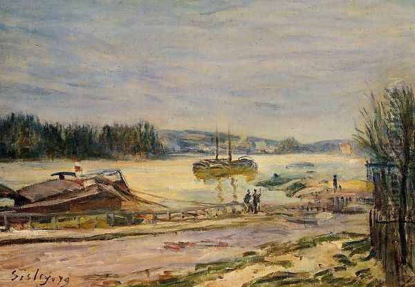 The Seine near Saint-Cloud, High Water - view 1