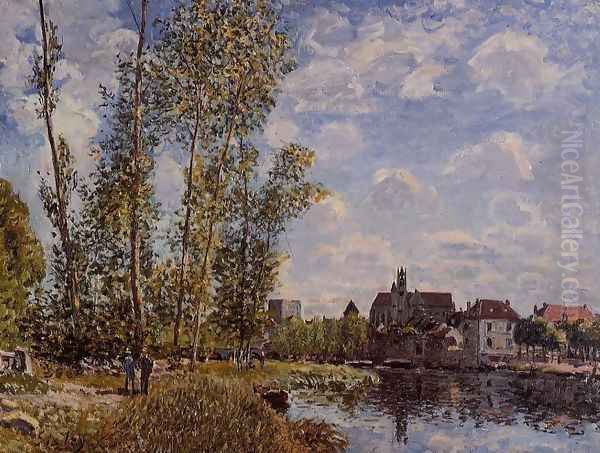 Moret, View from the Loing, May Afternoon - view 1