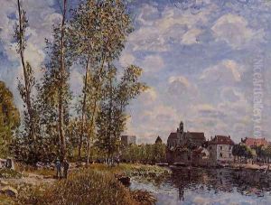 Moret, View from the Loing, May Afternoon