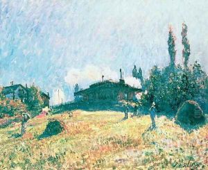 The Station at Sevres by Alfred Sisley