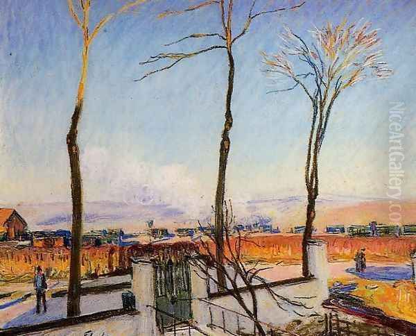 Winter Sun, Moret - view 1