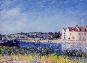 Confluence of the Seine and the Loing by Alfred Sisley