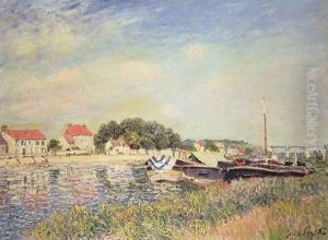 The Banks of the Loing at Saint-Mammes, 1885