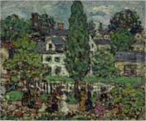 Afternoon Stroll, Summer by Maurice Brazil Prendergast