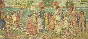 Promenade by Maurice Brazil Prendergast