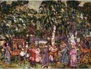 The Deer Park by Maurice Brazil Prendergast