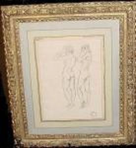 Two Standing Nudes Two Standing Nudes