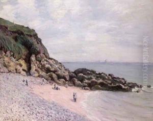 Langland Bay, 1897 2 by Alfred Sisley