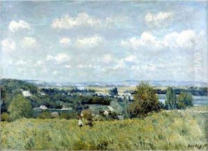 Valley of the Seine at Saint-Cloud by Alfred Sisley