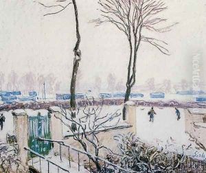 Approach to the Railway Station by Alfred Sisley