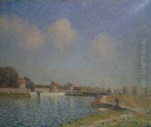 The Loing at Saint-Mammes, 1885 (2)