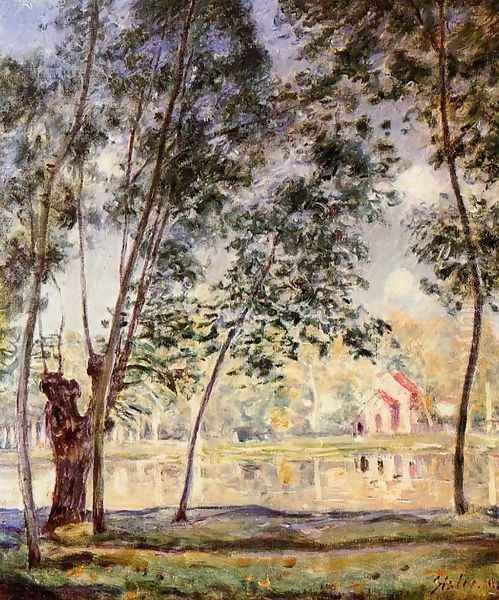 Sunny Afternoon - Willows by the Loing - view 1