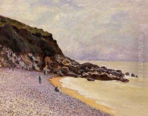 Lady's Cove before the Storm (Hastings) by Alfred Sisley