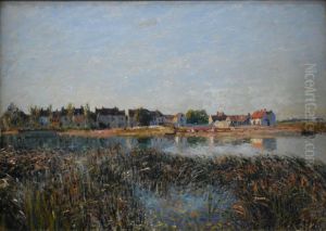 View of Saint-Mammes by Alfred Sisley