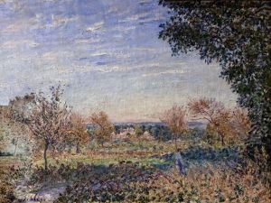 September Morning, c.1887 by Alfred Sisley