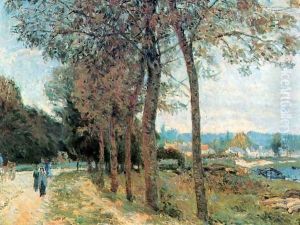 The Seine at Marly by Alfred Sisley