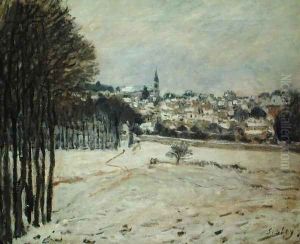 The Snow at Marly-le-Roi, 1875 by Alfred Sisley