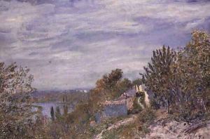Path in the Gardens of By, May Morning, c.1891 by Alfred Sisley