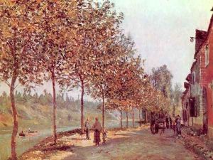 Morning in June by Alfred Sisley